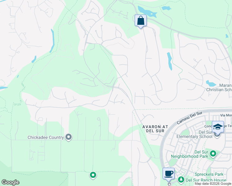 map of restaurants, bars, coffee shops, grocery stores, and more near 7974 Kathryn Crosby Court in San Diego