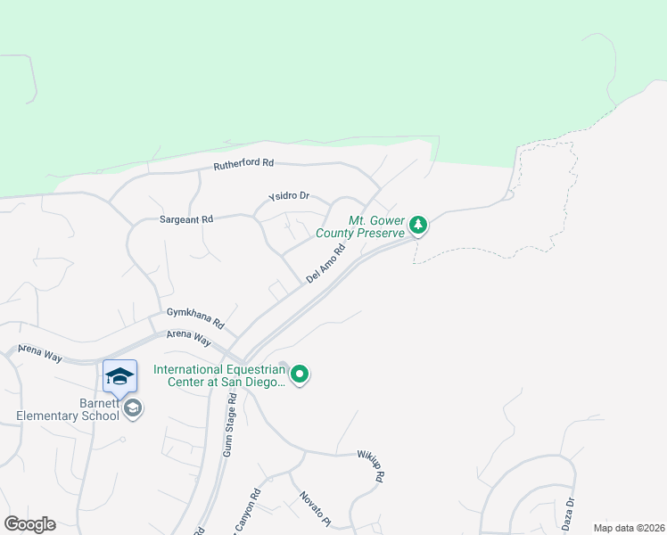 map of restaurants, bars, coffee shops, grocery stores, and more near 24439 Del Amo Road in Ramona