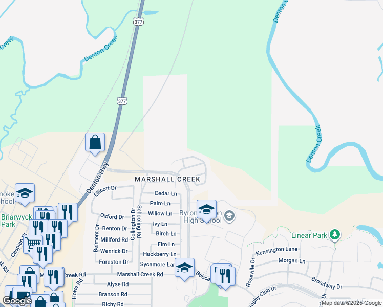 map of restaurants, bars, coffee shops, grocery stores, and more near 1832 Halifax Street in Roanoke