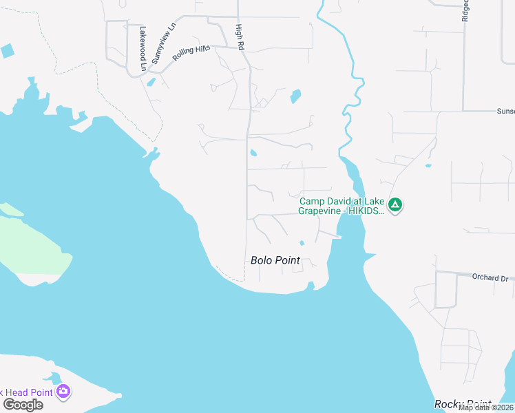 map of restaurants, bars, coffee shops, grocery stores, and more near 2740 High Road in Flower Mound