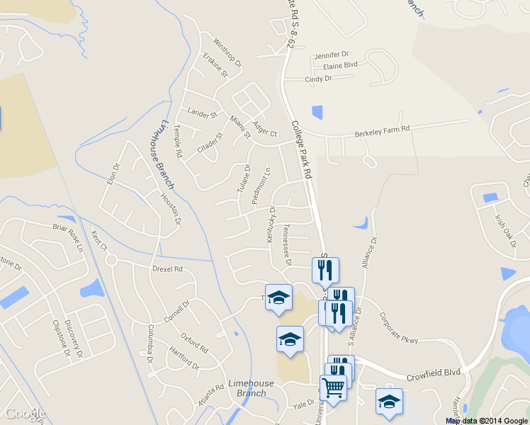 map of restaurants, bars, coffee shops, grocery stores, and more near 517 Savannah Road in Ladson