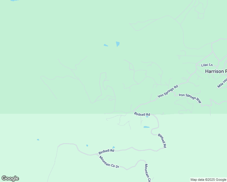 map of restaurants, bars, coffee shops, grocery stores, and more near Iron Springs Road in San Diego County