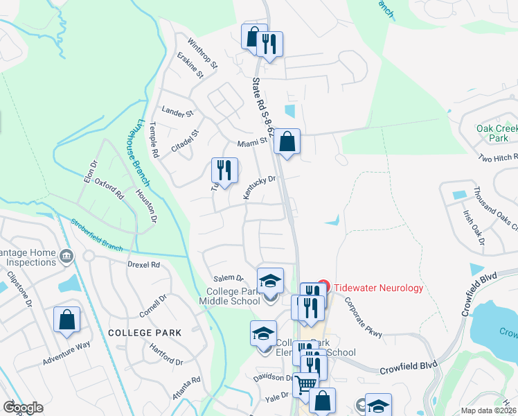 map of restaurants, bars, coffee shops, grocery stores, and more near 509 Savannah Rd in Ladson