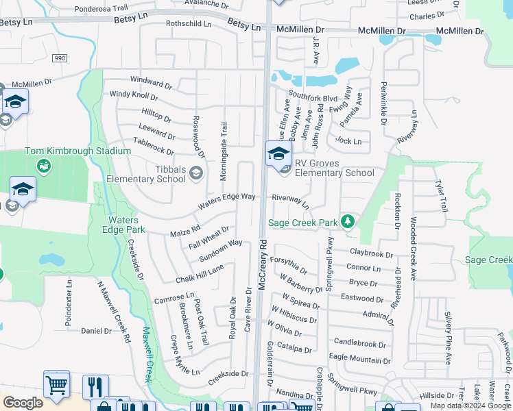 map of restaurants, bars, coffee shops, grocery stores, and more near 623 Greystone Court in Murphy