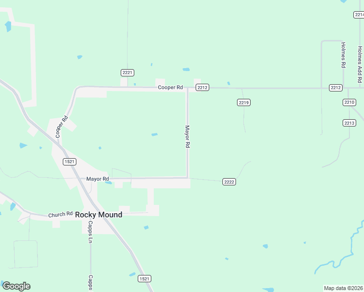 map of restaurants, bars, coffee shops, grocery stores, and more near 289 County Road 2220 in Pittsburg