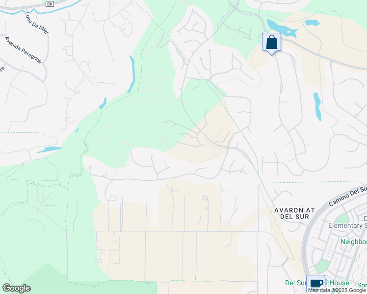 map of restaurants, bars, coffee shops, grocery stores, and more near 16664 Sweet Leilani Lane in San Diego