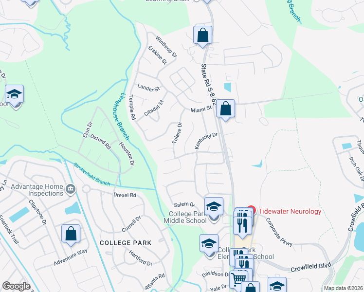 map of restaurants, bars, coffee shops, grocery stores, and more near 517 Savannah Road in Ladson