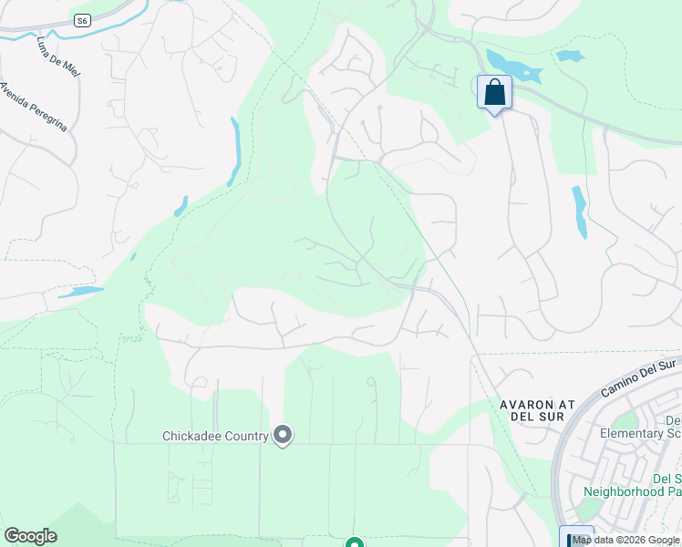 map of restaurants, bars, coffee shops, grocery stores, and more near 16632 Rose of Tralee Lane in San Diego