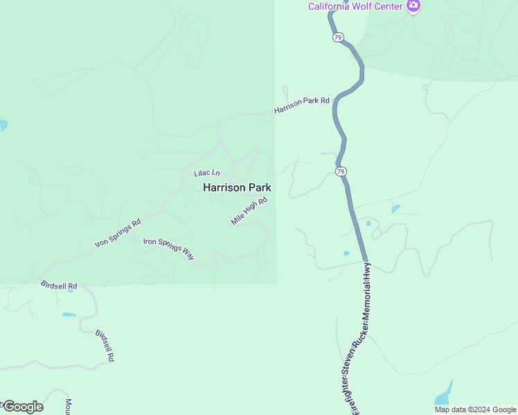 map of restaurants, bars, coffee shops, grocery stores, and more near Mile Hi Road in San Diego County