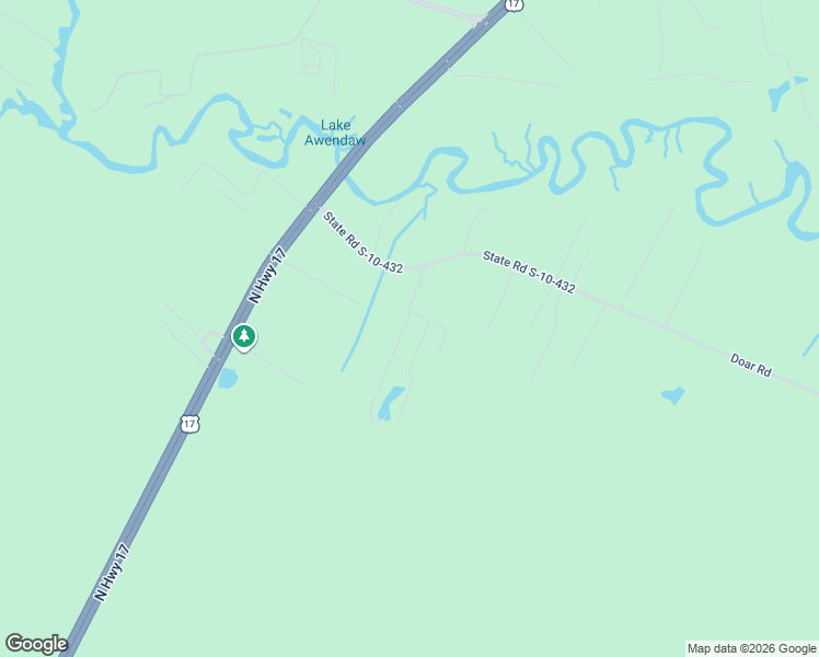 map of restaurants, bars, coffee shops, grocery stores, and more near 1043 Union Road in Awendaw