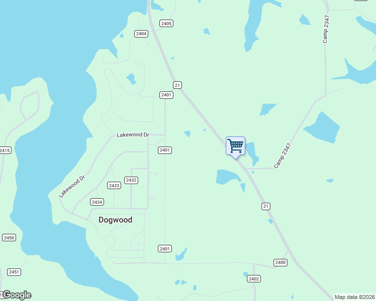 map of restaurants, bars, coffee shops, grocery stores, and more near in Dogwood