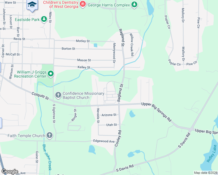 map of restaurants, bars, coffee shops, grocery stores, and more near 212 Jordans Way in LaGrange