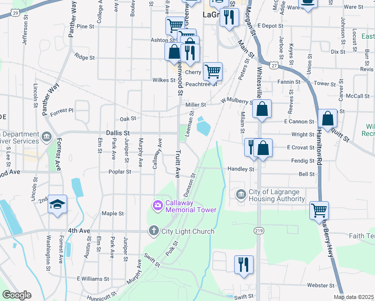 802 Dunson Street, LaGrange GA Walk Score