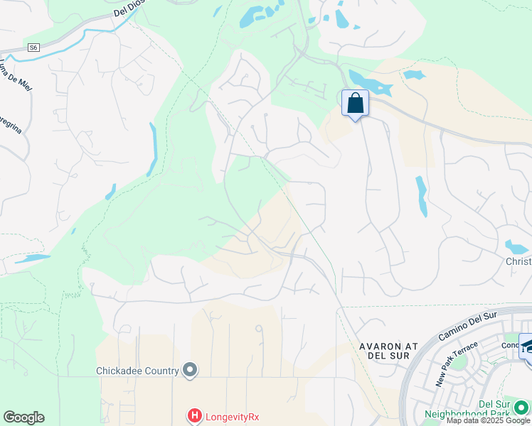 map of restaurants, bars, coffee shops, grocery stores, and more near 8053 High Time Ridge in San Diego