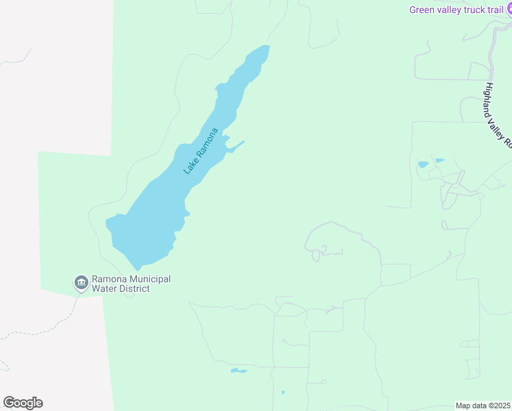 map of restaurants, bars, coffee shops, grocery stores, and more near 15471 Green Valley Truck Trail in Ramona
