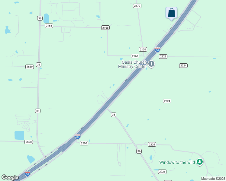 map of restaurants, bars, coffee shops, grocery stores, and more near 3572 Interstate 30 Frontage Road in Caddo Mills