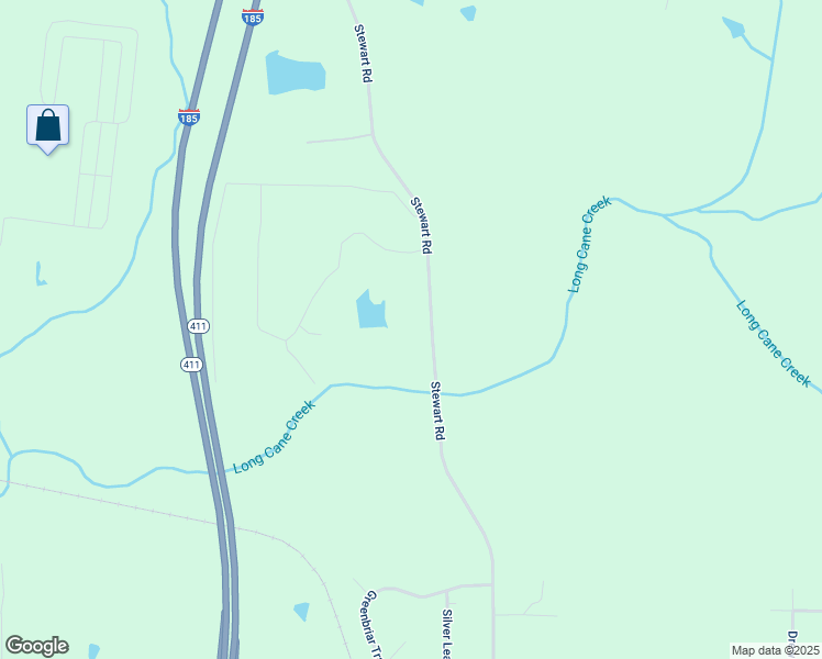 map of restaurants, bars, coffee shops, grocery stores, and more near 560 Stewart Road in LaGrange