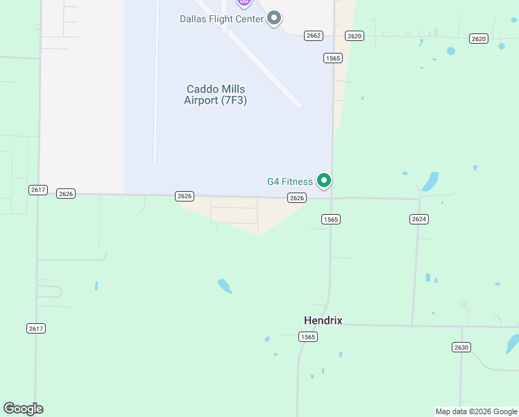 map of restaurants, bars, coffee shops, grocery stores, and more near 3763 County Road 2626 in Caddo Mills