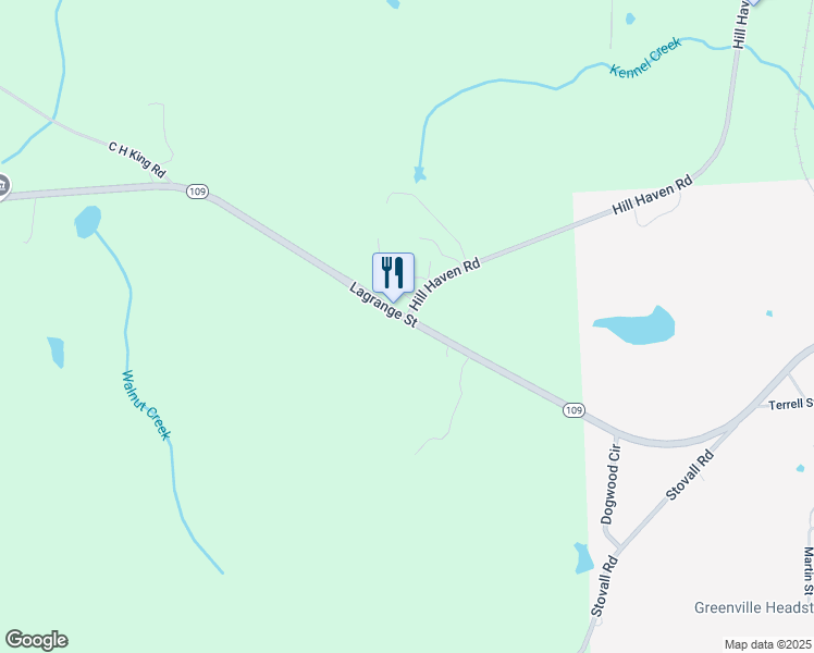map of restaurants, bars, coffee shops, grocery stores, and more near 99 Hill Haven Road in Greenville