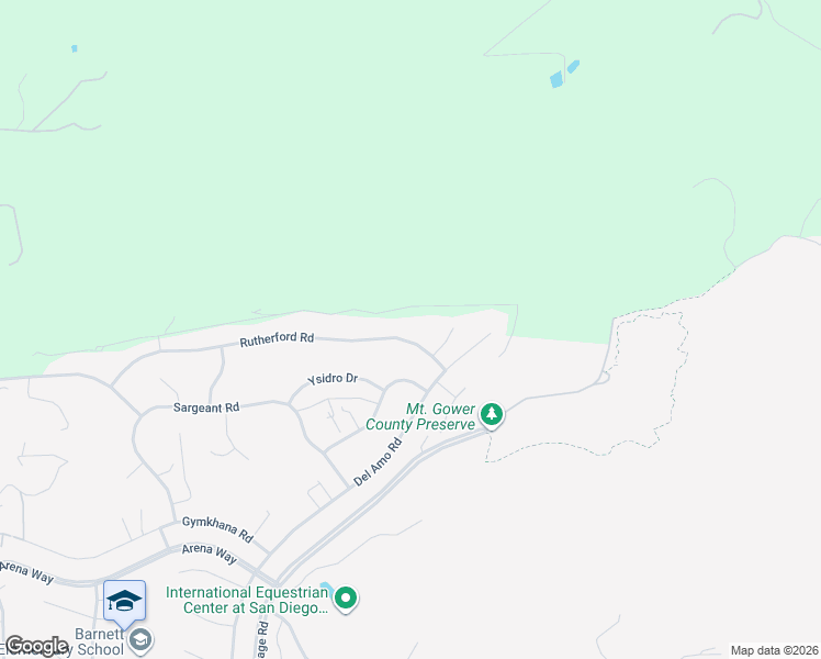 map of restaurants, bars, coffee shops, grocery stores, and more near 24518 Rutherford Road in Ramona