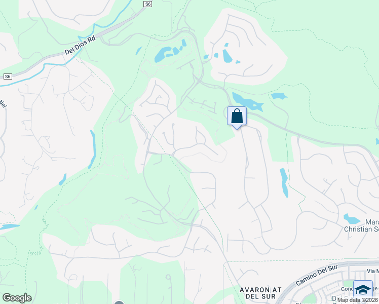 map of restaurants, bars, coffee shops, grocery stores, and more near 16853 Going My Way in San Diego