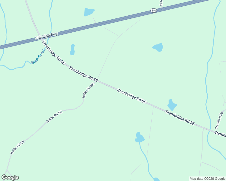 map of restaurants, bars, coffee shops, grocery stores, and more near 550-568 Stembridge Road Southeast in Milledgeville