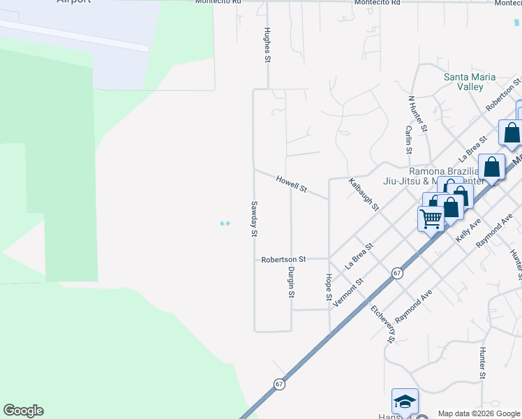 map of restaurants, bars, coffee shops, grocery stores, and more near 263 Sawday Street in Ramona