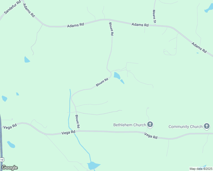 map of restaurants, bars, coffee shops, grocery stores, and more near 545 Blount Road in Meansville