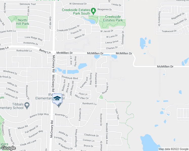 map of restaurants, bars, coffee shops, grocery stores, and more near 1305 Periwinkle Drive in Wylie