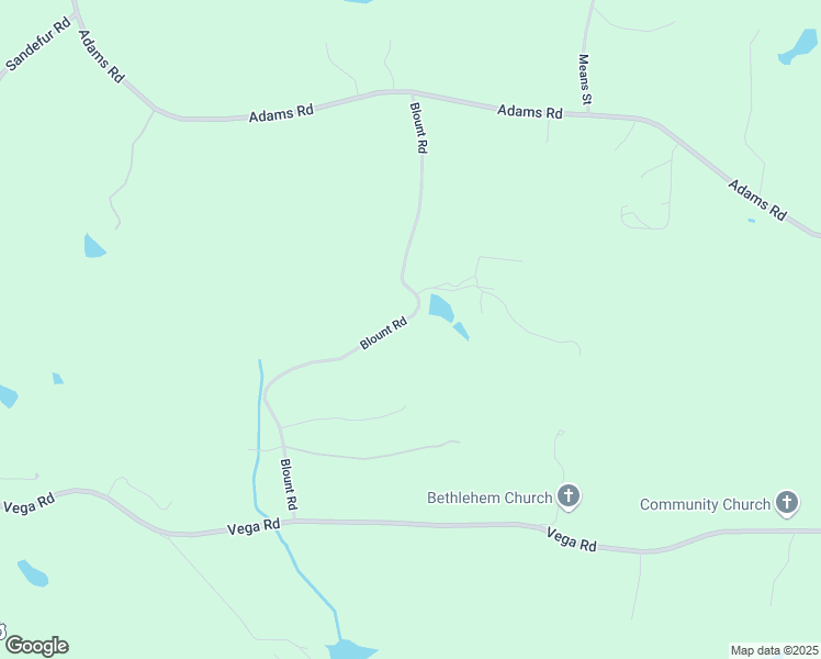 map of restaurants, bars, coffee shops, grocery stores, and more near 545 Blount Road in Meansville