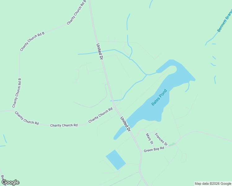 map of restaurants, bars, coffee shops, grocery stores, and more near 1868 United Drive in Huger