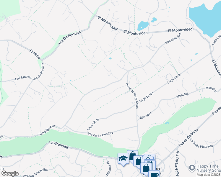 map of restaurants, bars, coffee shops, grocery stores, and more near 5757 San Elijo Avenue in Rancho Santa Fe