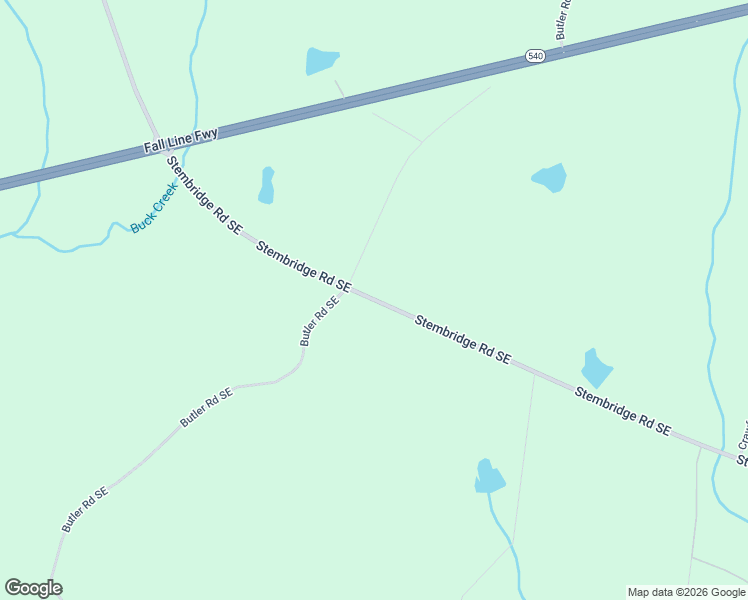 map of restaurants, bars, coffee shops, grocery stores, and more near 550 Stembridge Road Southeast in Milledgeville