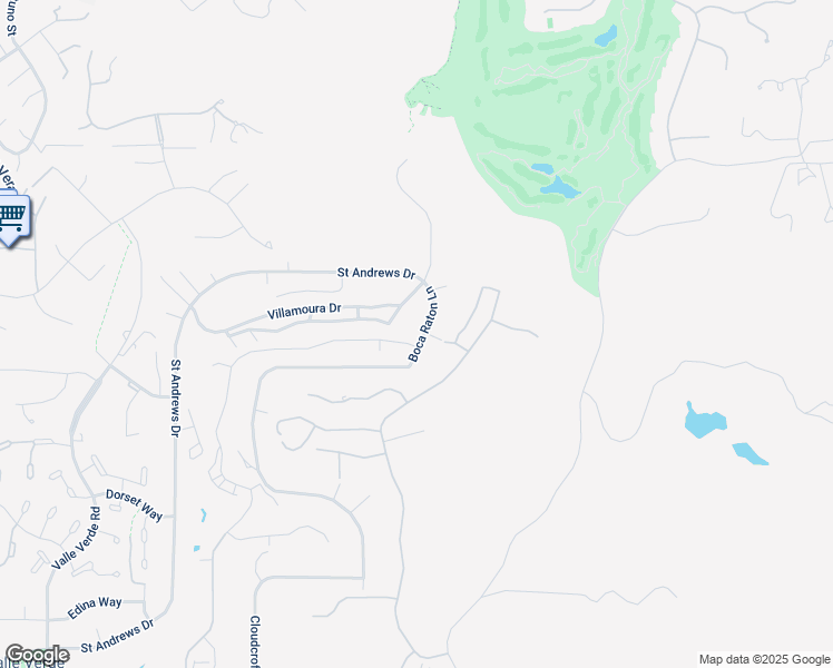 map of restaurants, bars, coffee shops, grocery stores, and more near 17582 Boca Raton Lane in Poway