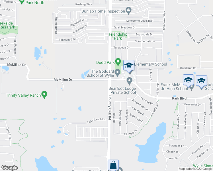 map of restaurants, bars, coffee shops, grocery stores, and more near 1355 Farm to Market Road 1378 in Wylie