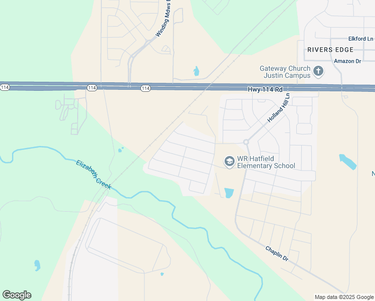 map of restaurants, bars, coffee shops, grocery stores, and more near 837 Wilmott Terrace in Justin