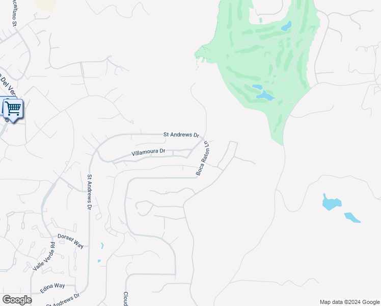 map of restaurants, bars, coffee shops, grocery stores, and more near 17930 Villamoura Drive in Poway