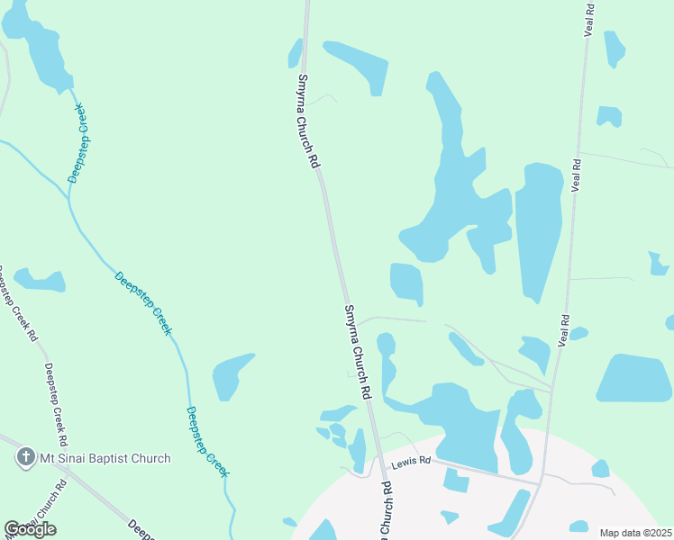 map of restaurants, bars, coffee shops, grocery stores, and more near 4186 Smyrna Church Road in Sandersville