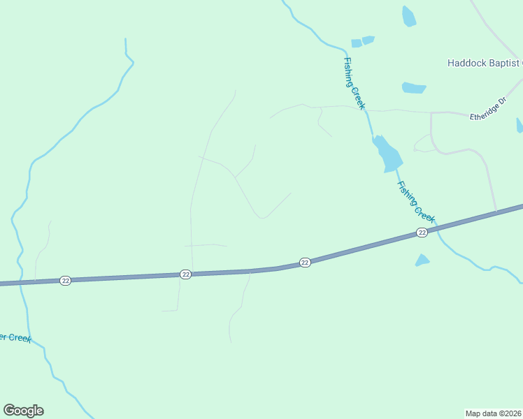 map of restaurants, bars, coffee shops, grocery stores, and more near 2941 Red Fox Drive in Haddock