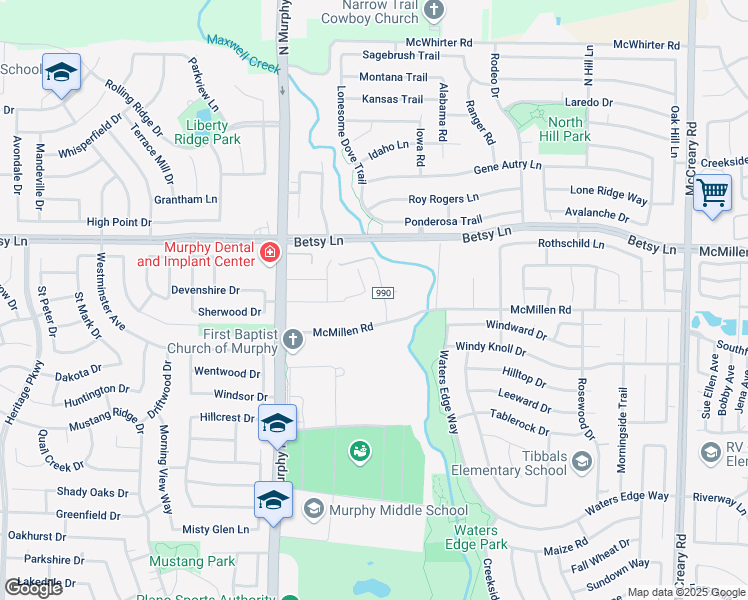map of restaurants, bars, coffee shops, grocery stores, and more near 17 Maxwell Lane in Murphy