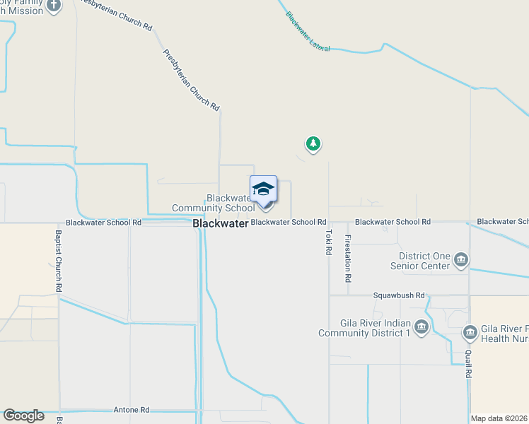 map of restaurants, bars, coffee shops, grocery stores, and more near 3652 Blackwater School Road in Coolidge