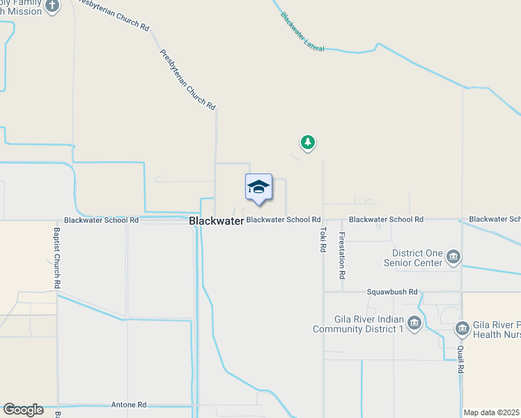 map of restaurants, bars, coffee shops, grocery stores, and more near 3652 Blackwater School Road in Coolidge