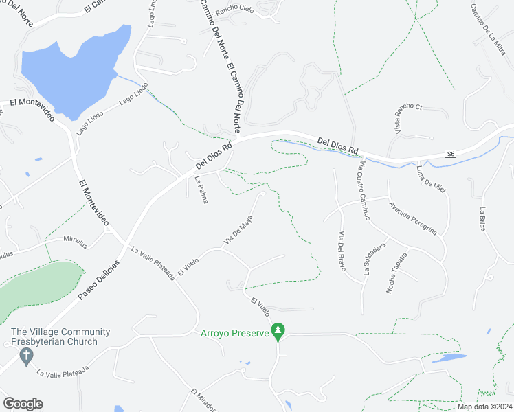 map of restaurants, bars, coffee shops, grocery stores, and more near 7187 Via De Maya in Rancho Santa Fe