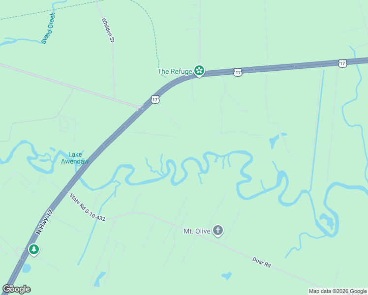 map of restaurants, bars, coffee shops, grocery stores, and more near 7523 Semper Fi Drive in Awendaw