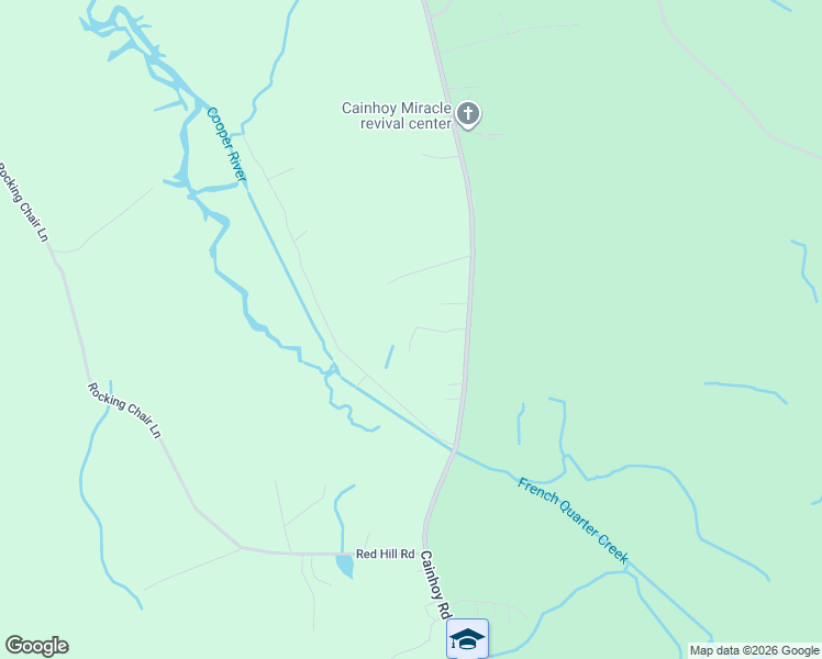 map of restaurants, bars, coffee shops, grocery stores, and more near 618 Jing Jing Lane in Huger