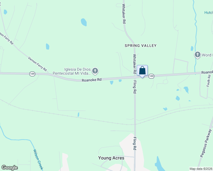 map of restaurants, bars, coffee shops, grocery stores, and more near 2822 Roanoke Road in LaGrange