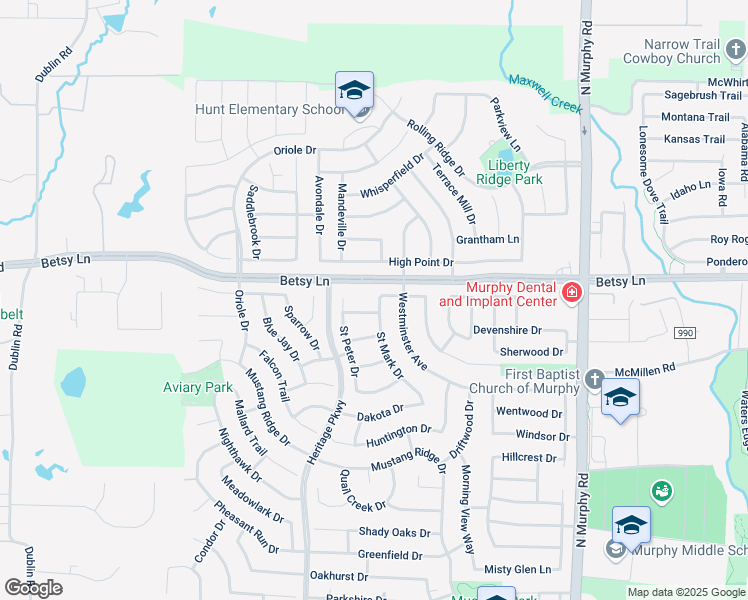 map of restaurants, bars, coffee shops, grocery stores, and more near 1031 Saint Mark Drive in Murphy