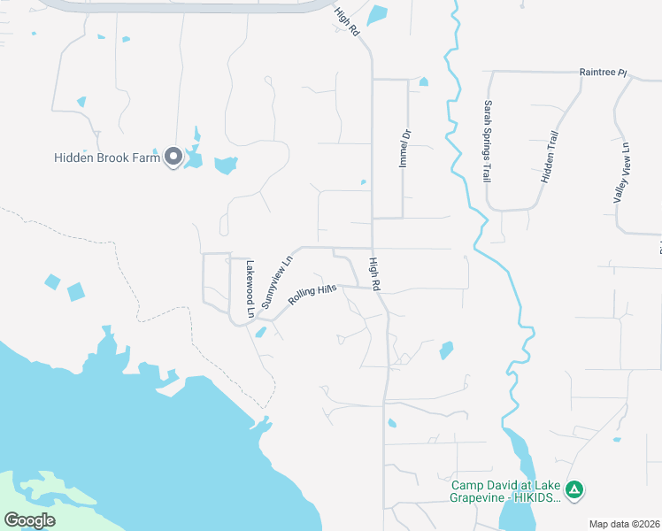 map of restaurants, bars, coffee shops, grocery stores, and more near 3443 Shady Oaks Drive in Lewisville