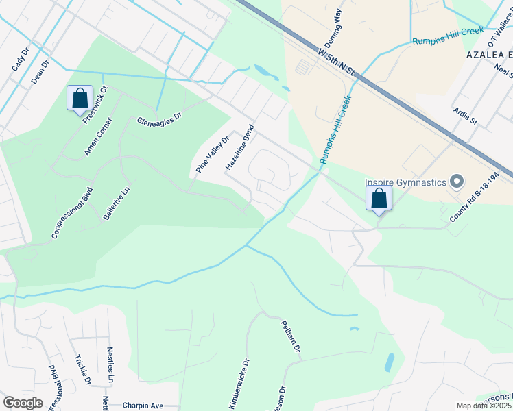 map of restaurants, bars, coffee shops, grocery stores, and more near 102 Doral Blue Drive in Summerville
