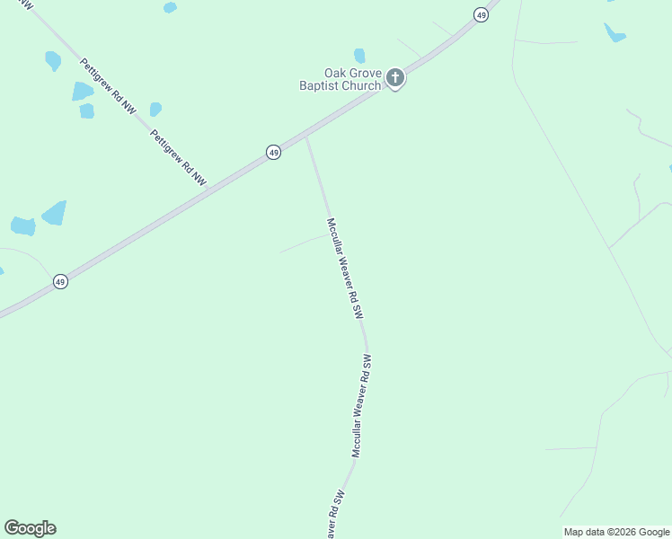 map of restaurants, bars, coffee shops, grocery stores, and more near 139 Mccullar Weaver Road Southwest in Milledgeville